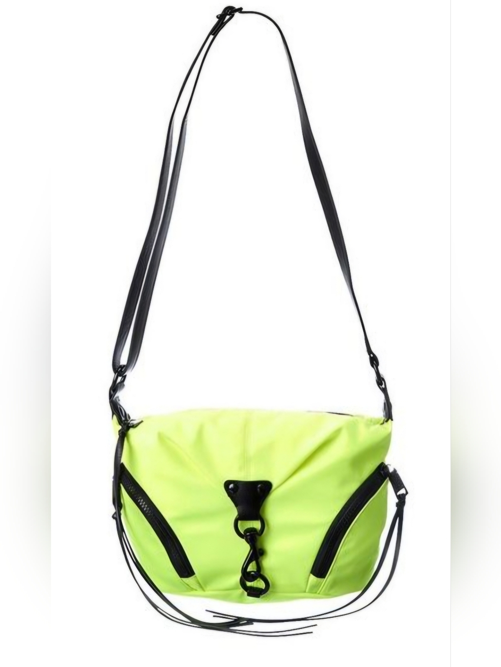 Rebecca Minkoff Neon Yellow Crossbody with Black Trim